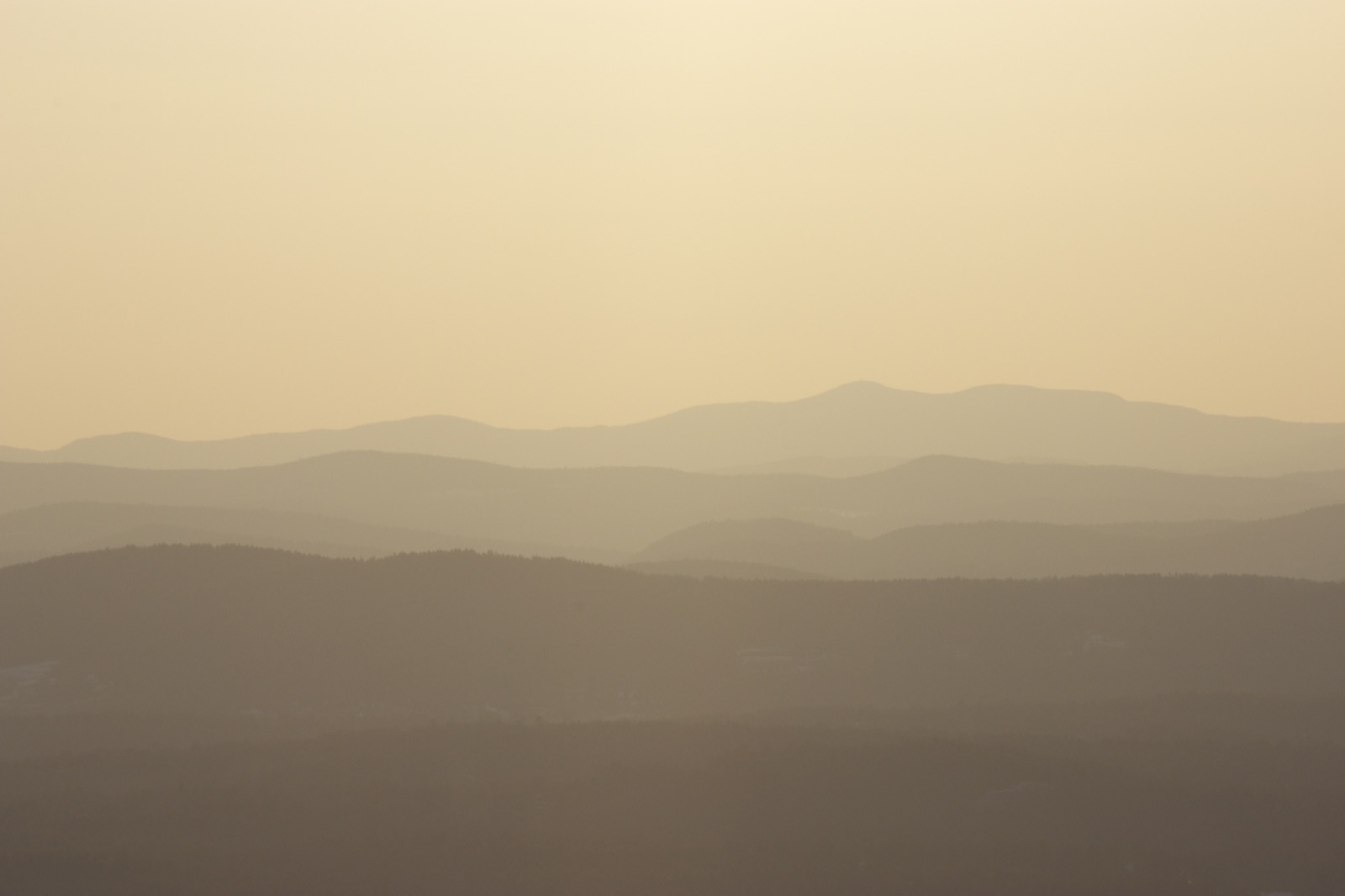 Soft Mountains in the Far Distance