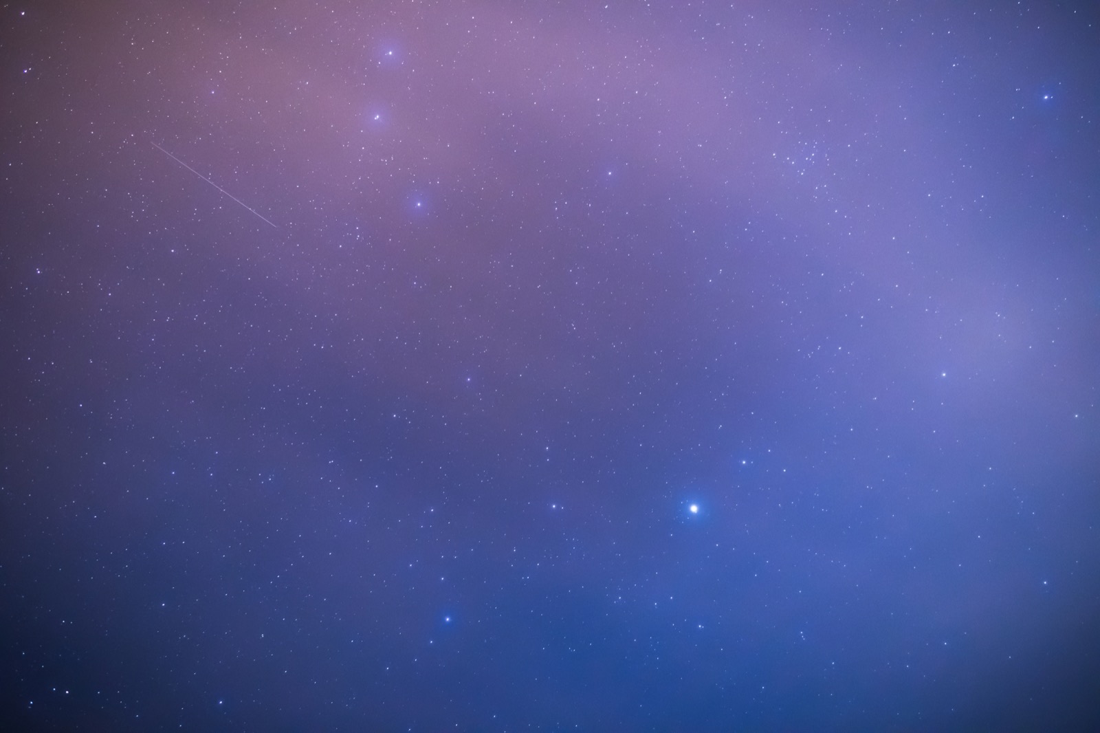 Purple-Blue Night Sky