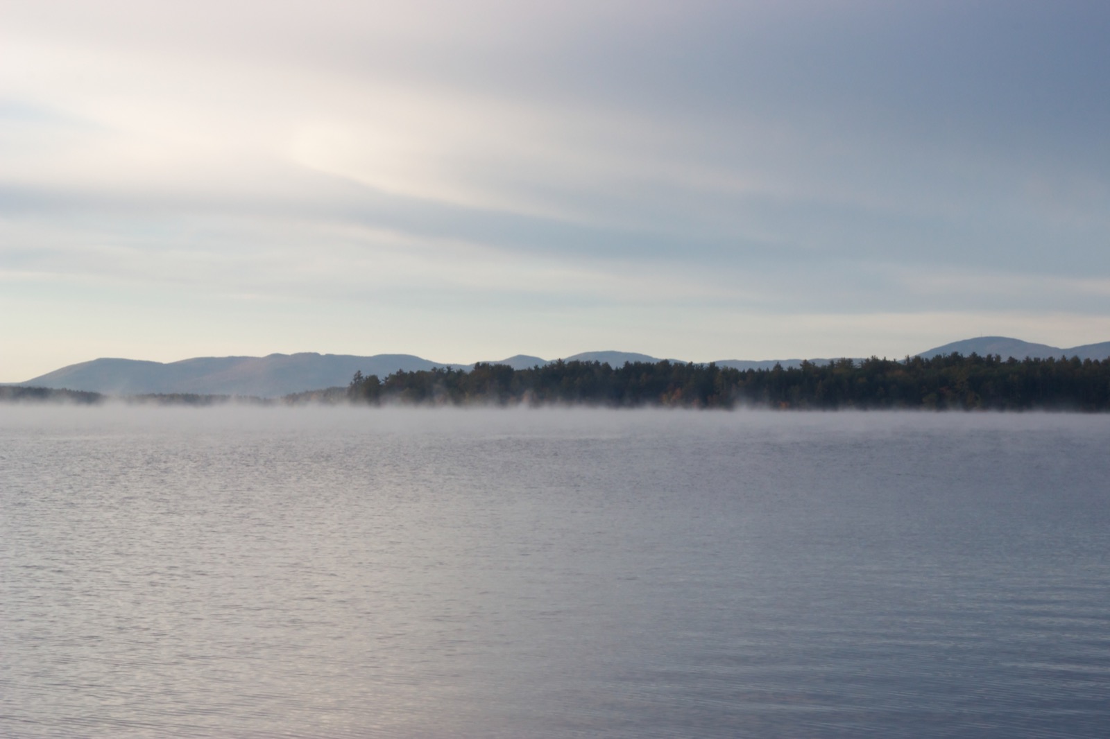 Lake Mist Rising
