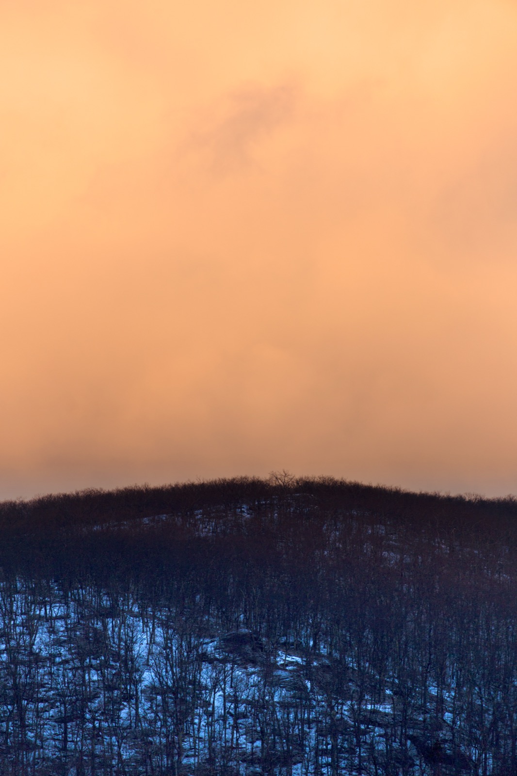 Hazy Orange Sky