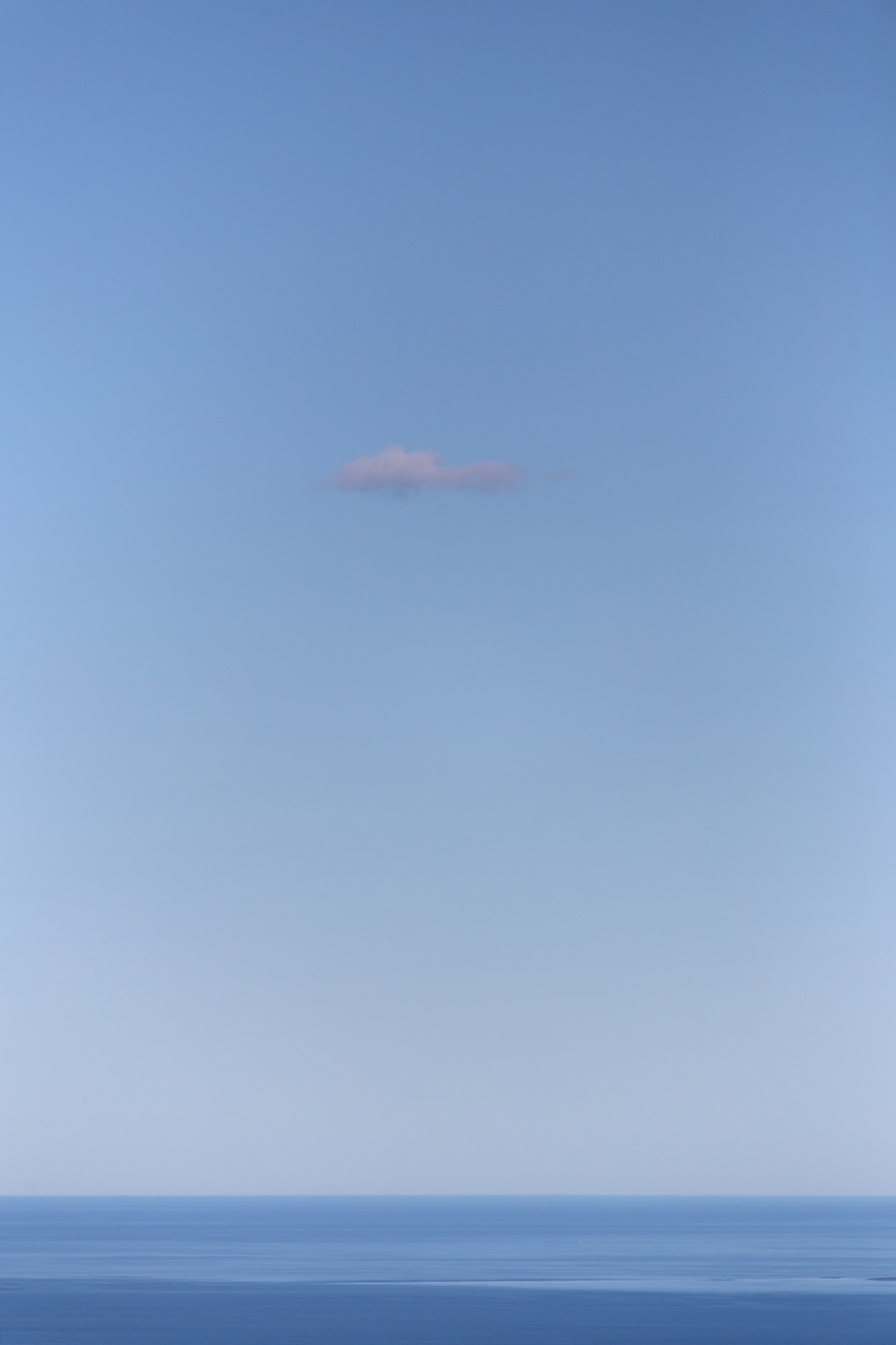 Single Cloud in Blue Sky