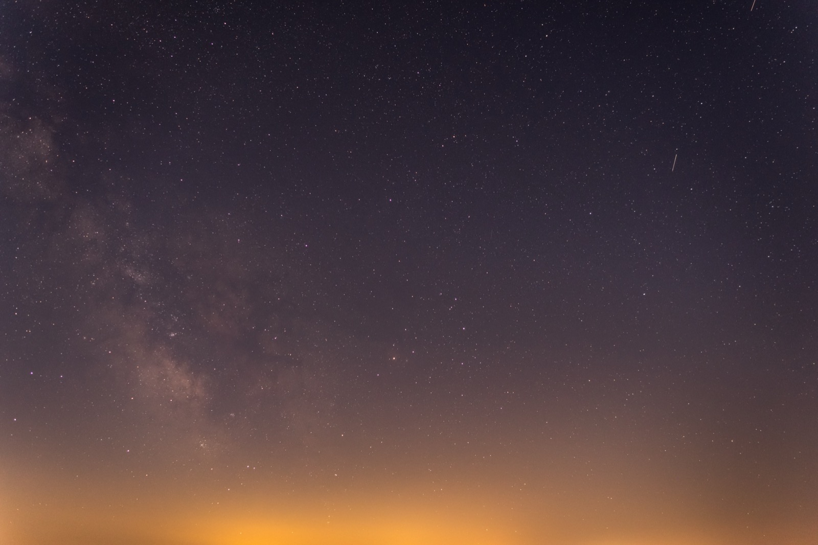 Fiery Milky Way