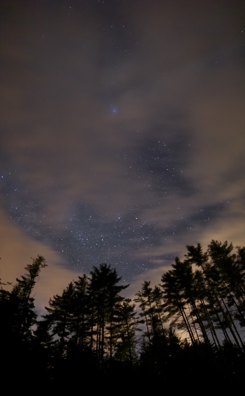 Hazy Night Sky