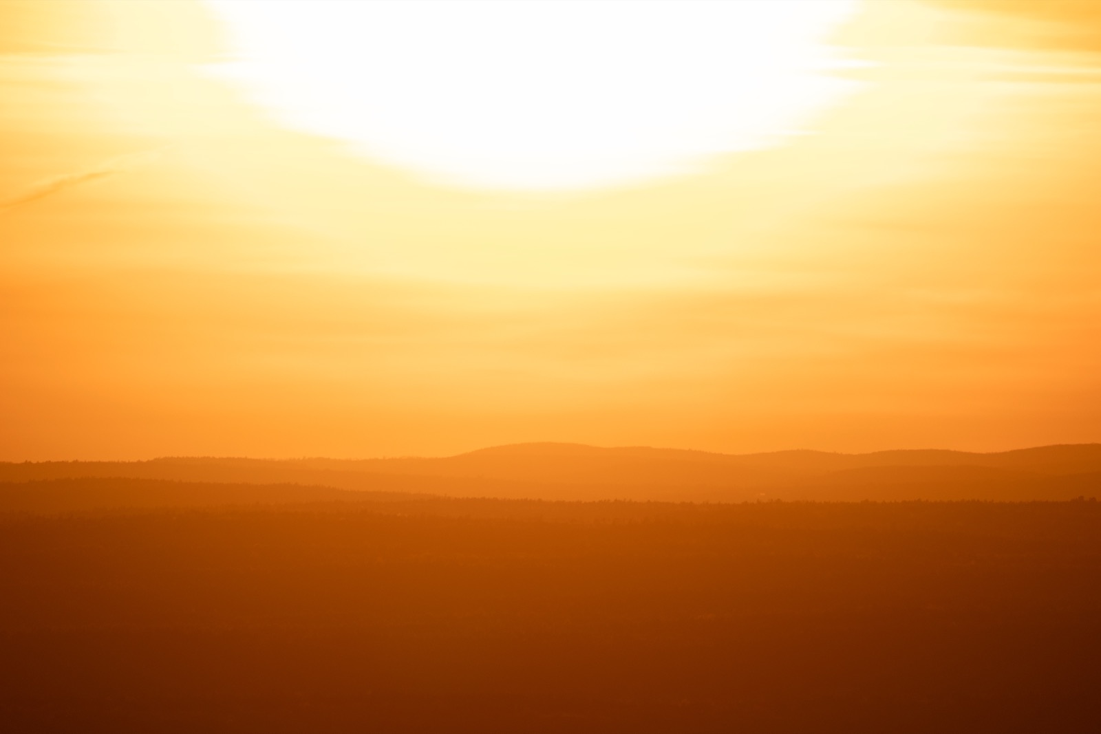 Warm Sunset Landscape