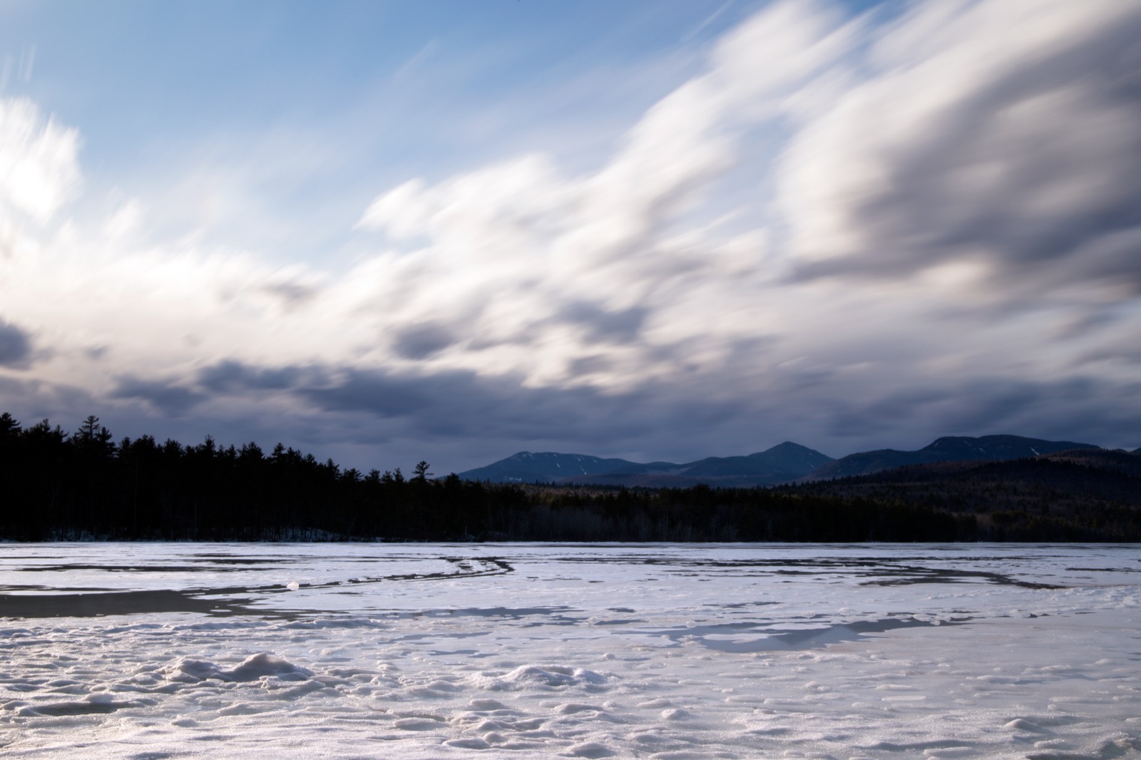Choppy Ice on the Lake