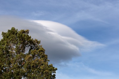 Dense Cloud Moving Across Sky