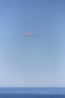Single Cloud in Blue Sky