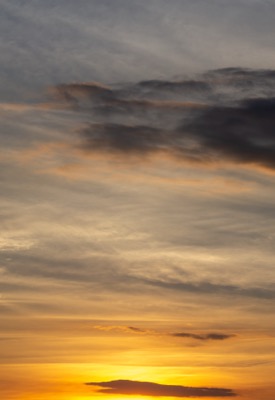 Gradient Sunset Sky