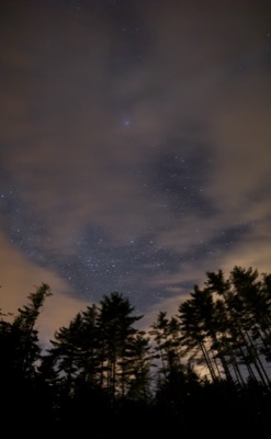 Hazy Night Sky