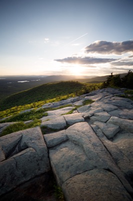 Crisp Mountaintop Sunset
