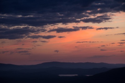 Dusky Orange Sunset