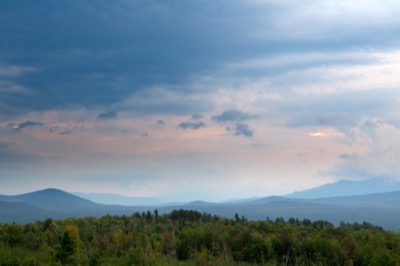 Subtle Storm Clouds in the Distance