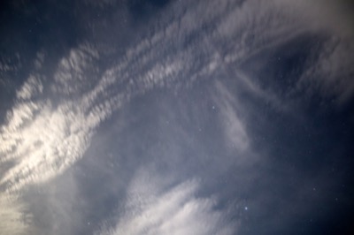 Thin Veil of Clouds