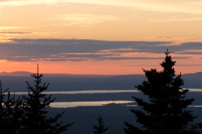 Sunset Sky Over Landscape