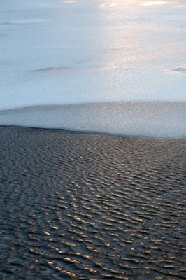 Lake Starting to Thaw