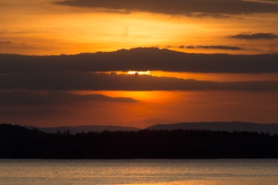 Deep Orange Sky