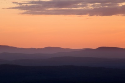 Ombre Orange Sunset