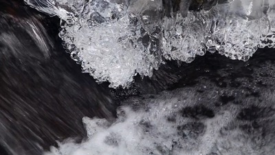 Icy Winter Water