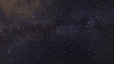 Milky Way Through Clouds